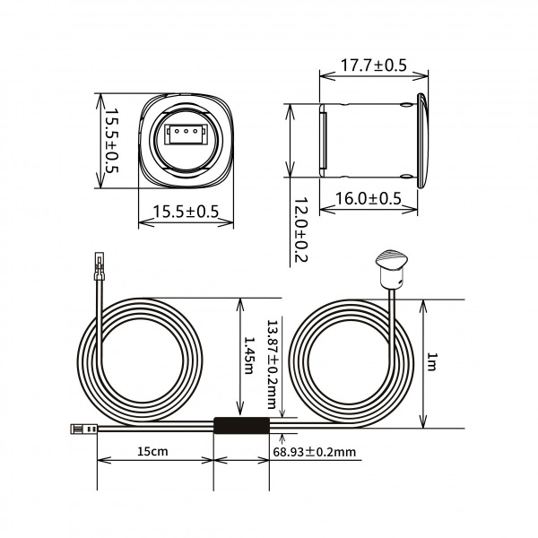 фото SWG SR-VS-mini-Touch, датчик сенсорный мини SR-VS-mini-Touch