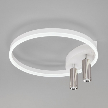 фото Умный потолочный светильник Eurosvet Luminari 90247/3 белый/хром Smart