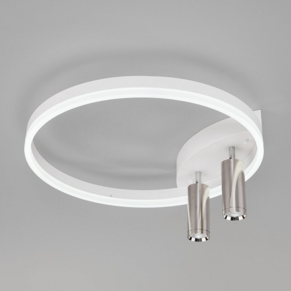 фото Умный потолочный светильник Eurosvet Luminari 90247/3 белый/хром Smart