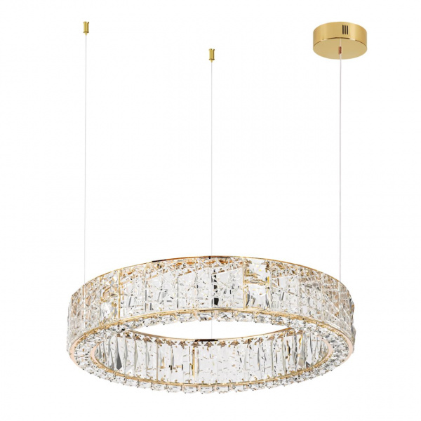 Золото/прозрачный/металл/хрусталь/стекло Люстра LED 52W 3700K VERSION HALL, арт. 5071/70L
