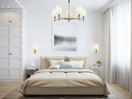 фото Потолочный светильник Maytoni Zaragoza H001CL-05BS, латунь