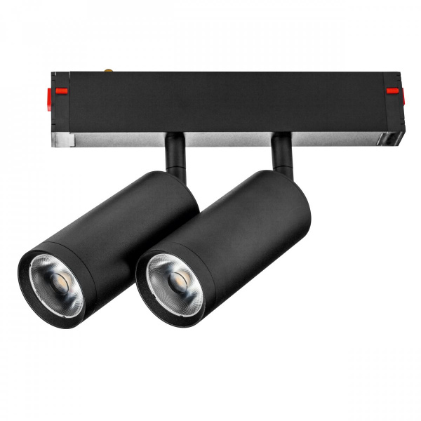 Светильник трековый SMART APP 220V 2x9W 3000-6000K 24° черный Teta Lightstar 205507