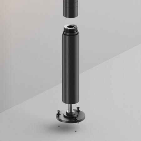 фото Основание для накладного монтажа системы Shelf с регулировкой по высоте Maytoni Technical CA025BA-B, черный