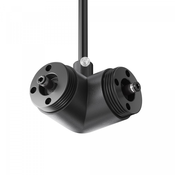 Угловой коннектор для системы Shelf с вводом питания Maytoni Technical CA014LC-P-B, черный