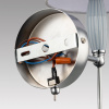 фото Хром/серый, металл/керамика/текстиль Бра Е14 1*40W 220V KARMEN CLASSI, арт. 8279/1W