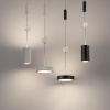 фото Черный/никель/металл/керамика/хрусталь/акрил Подвес LED 18W 2000К/3000K/4000K RIVIERA L-VISION, арт. 5451/18LB