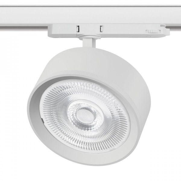 фото Светильник для трековой системы Quattro LED 35W 60G с адаптером Alta Pro, белый Lightstar A5736QT60G