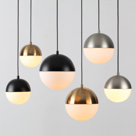 фото Античн.бронза/металл/белый/стекло Подвес E27 1*40W PINGA PENDANT, арт. 4960/1