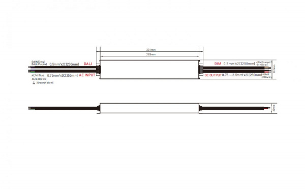 фото Блок питания SWG в метал. корпусе IP67, DT6 DALI, PUSH, 0-10V, 300Вт, 48В, DALI-DT6-300-48