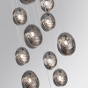 фото Черный/дымчатый/металл/стекло Люстра каскадная G9 11*40W MUSSELS MODERN, арт. 5038/11