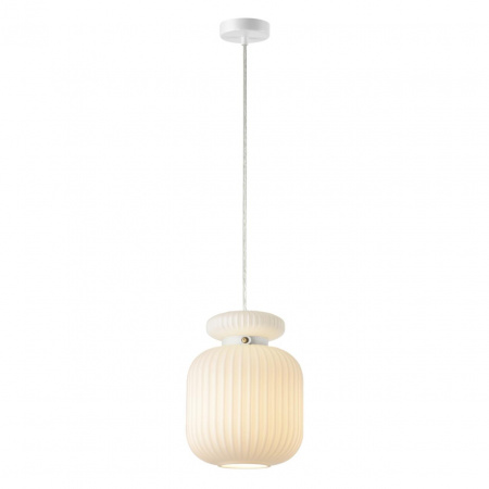 фото Белый/белый/металл/стекло/эко.кожа Подвес E27 1*60W JUGI PENDANT, арт. 5042/1C