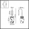 фото Бежевый/античная бронза/металл/керамика Бра с выкл. E27 1*40W KARELIA PENDANT, арт. 5444/1W