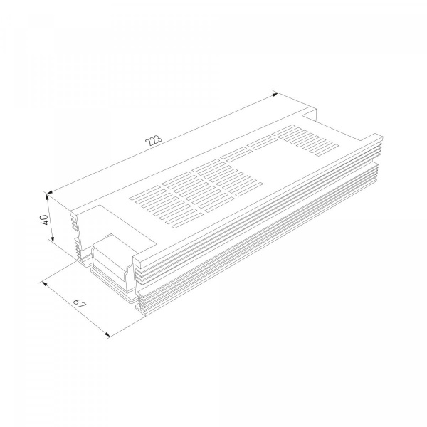 фото Блок питания для светодиодной ленты 24 В 250W Трансформатор 24V LST 11A