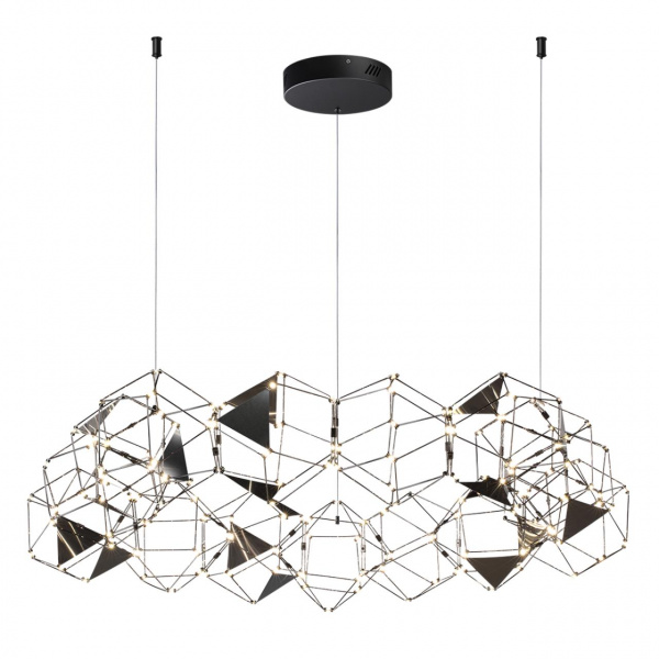 фото Черный хром/металл Люстра LED 68W 4000K 3740Лм TRELLIS L-VISION, арт. 5087/68L
