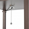 фото Кофейный/белый, дерево/текстиль Торшер Е27 1*60W 220V PRACTIC COMFI, арт. 8090/1F