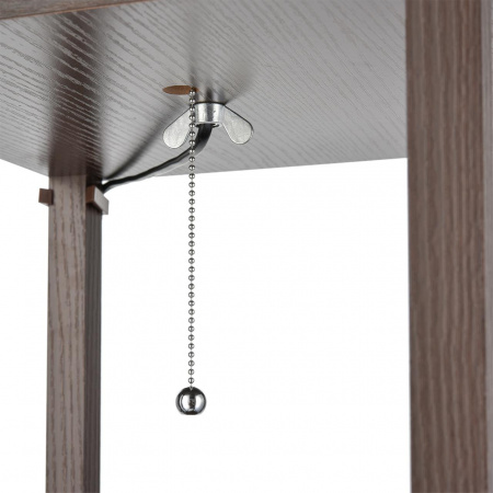 фото Кофейный/белый, дерево/текстиль Торшер Е27 1*60W 220V PRACTIC COMFI, арт. 8090/1F