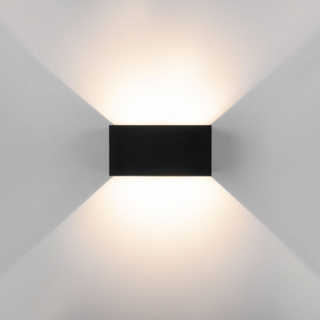 фото Уличный настенный светодиодный светильник с регулируемыми лучами WINNER DOUBLE LED IP54 35137/W черный