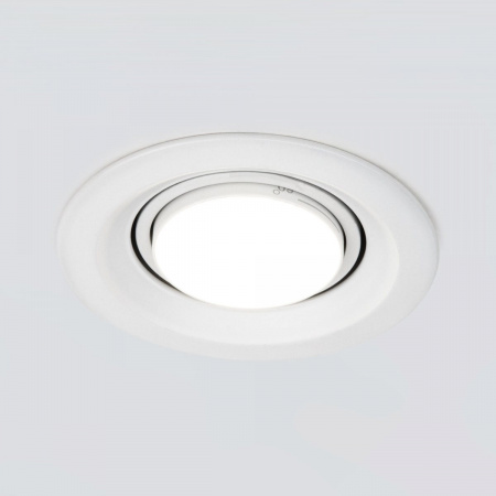 фото Встраиваемый светодиодный светильник с регулировкой угла освещения 9919 LED 10W 4200K белый