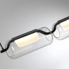 фото Черный матовый/прозрачный/стекло Люстра LED 30W 3000K KAVIA L-VISION, арт. 5003/30L