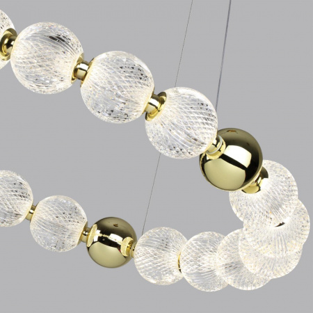 фото Золотой/металл/акрил Люстра LED 60W 4000K 5058лм CRYSTAL L-VISION, арт. 5008/60L