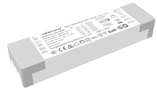 Драйвер SWG Aidimming, 10Вт, 250мА (max) DALI DT8, PE-L12DCA4028
