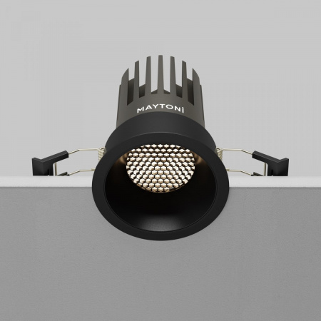 фото Встраиваемый светильник Maytoni Technical Dip DL117-15W-4K-B, черный
