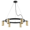 Люстра подвесная Rullo, черный Lightstar LR016406