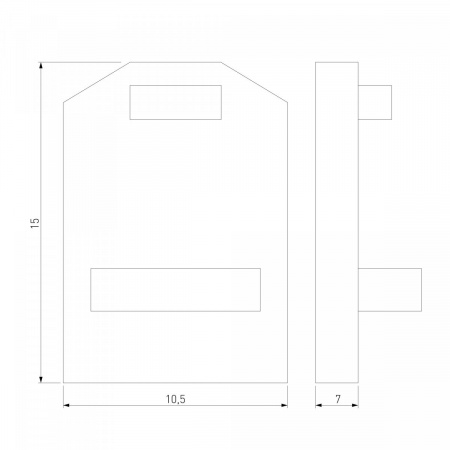 фото Заглушки для шинопровода 2 шт Mini Magnetic 85174/00