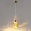 фото 7111/4LC L-VISION ODL25 Подвесной светильник  бронзовый/янтарное стекло/металл IP20 LED 4W 300Лм 3000K 200° 220V GEMME