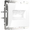 фото Розетка двойная Ethernet RJ-45 (белая) W1181101