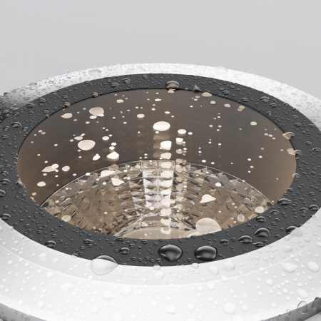 фото Уличный встраиваемый светильник Maytoni Outdoor Vent O516DL-L8S3K, серебро