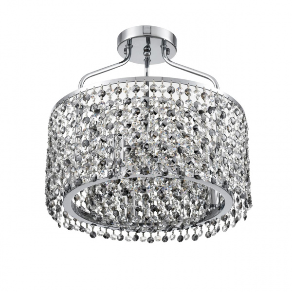 Хром, металл/хрусталь Люстра потолочная E14 5*40W 220V LAYLA CLASSI, арт. 8244/5C