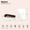 Уличный настенный светильник Maytoni Outdoor Lot O428WL-L10GF3K, графит