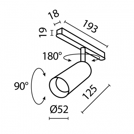фото Трековый светильник Maytoni Technical Focus LED TR032-2-12W4K-S-W, белый