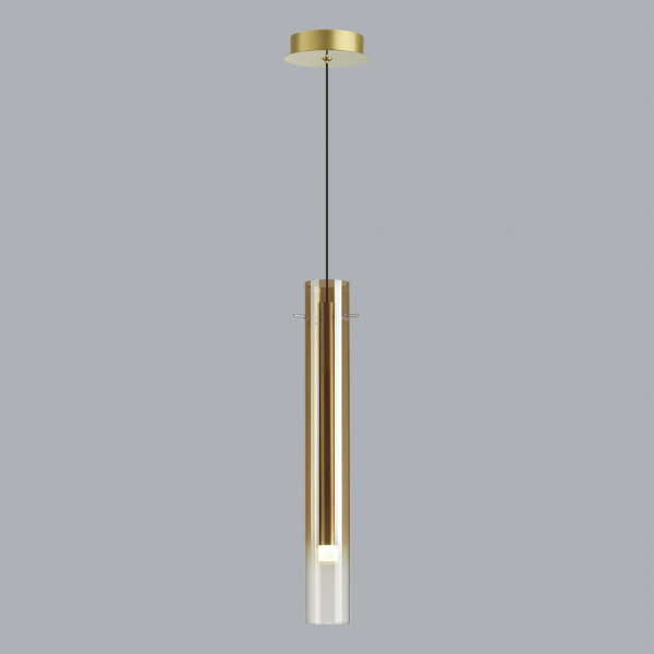 фото Золотой/янтарный/металл/стекло Подвес LED 4W 3000K SHINY PENDANT, арт. 5061/5LB