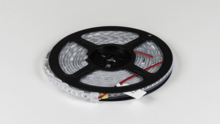 фото Светодиодная лента 3528, 120 LED/м, 9,6 Вт/м, 12В, IP66, Цвет: Красный, SWG3120-12-9.6-R-66-M, катушка 5 м