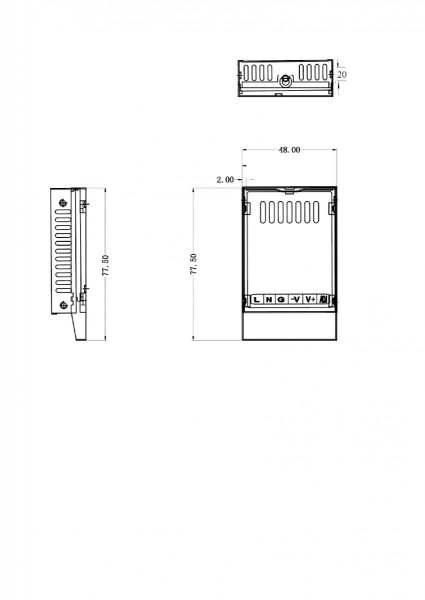 фото Блоки питания сетка SWG, 100 W, 24V, S-100-24-mini