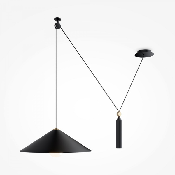 Подвесной светильник Maytoni Peso P080PL-01B, черный