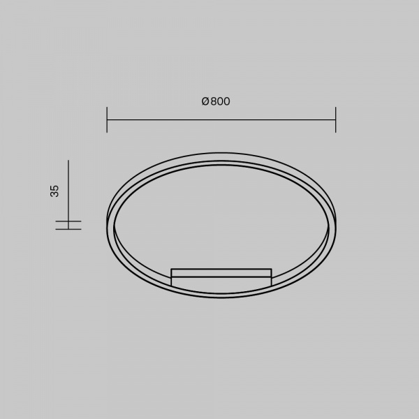 фото Потолочный светильник Maytoni Rim MOD058CL-L50BK, черный
