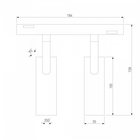 фото Умный трековый светильник 14 Вт 2700-6500K Dim Dual Slim Magnetic 85056/01