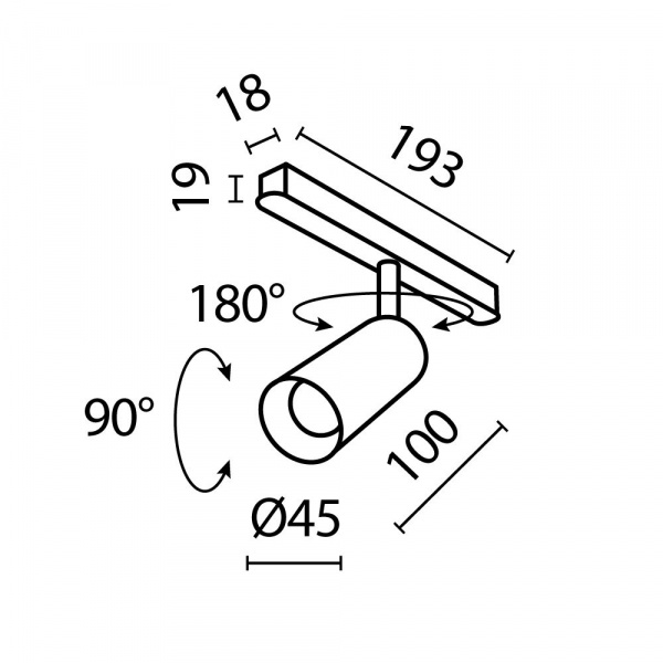 фото Трековый светильник Maytoni Technical Focus LED TR032-2-5W3K-S-W, белый