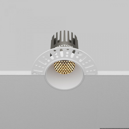 фото Встраиваемый светильник Maytoni Technical Dip DL119-10W-2.7K-TRS-W, белый