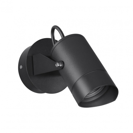 фото Черный/металл Настенный светильник IP54 LED 10W 4000K 38° AC85-265V STIMA NATURE, арт. 6647/10WL