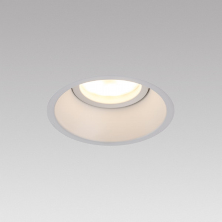 фото Комплект из светильника и рамки DOMINO ROUND MR16 БЕЛЫЙ Domino Lightstar G214606