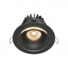Встраиваемый светильник Maytoni Technical Yin DL031-L12W3K-D-B, черный