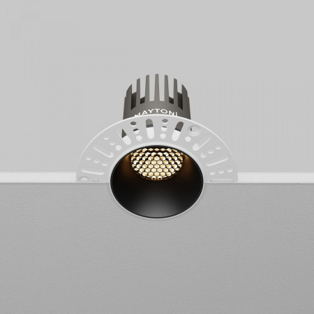 фото Встраиваемый светильник Maytoni Technical Dip DL124-10W-3K-TRS-B, черный