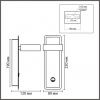 фото Металл, белый/дерево Бра GX53 LED 1*7W 220V LELAND COMFI, арт. 8263/1W