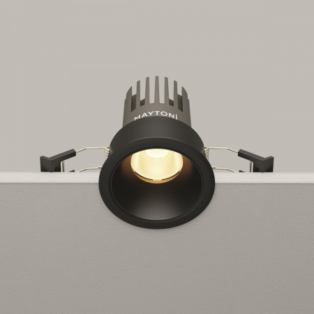 фото Встраиваемый светильник Maytoni Technical Dip DL115-10W-3K-B, черный