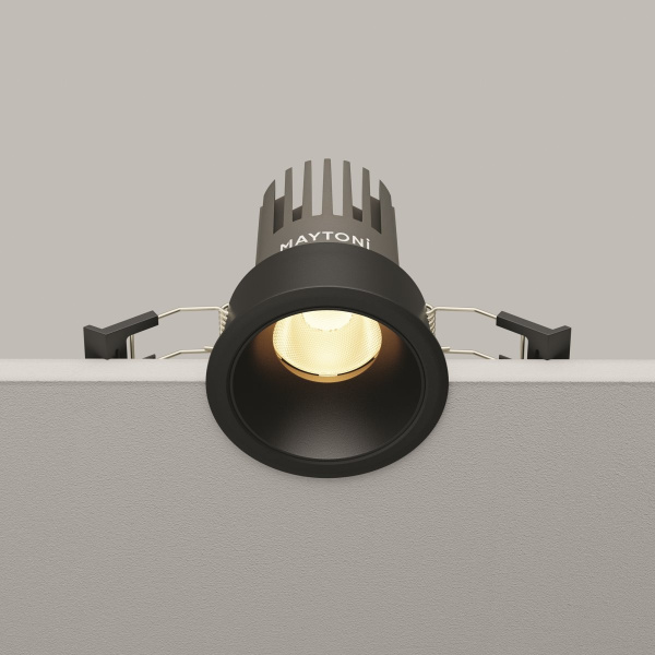 фото Встраиваемый светильник Maytoni Technical Dip DL115-10W-3K-B, черный
