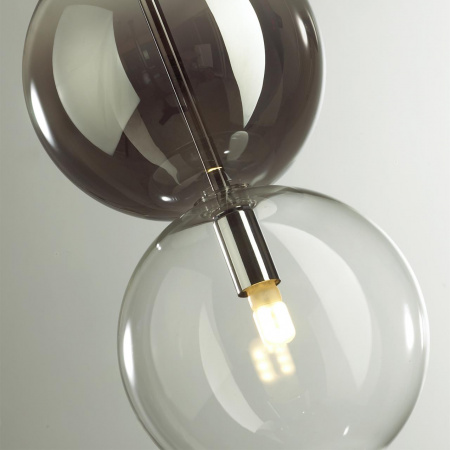 фото Хром/дымчатый/стекло Подвес G9 1*40W TWIXY PENDANT, арт. 4980/1A